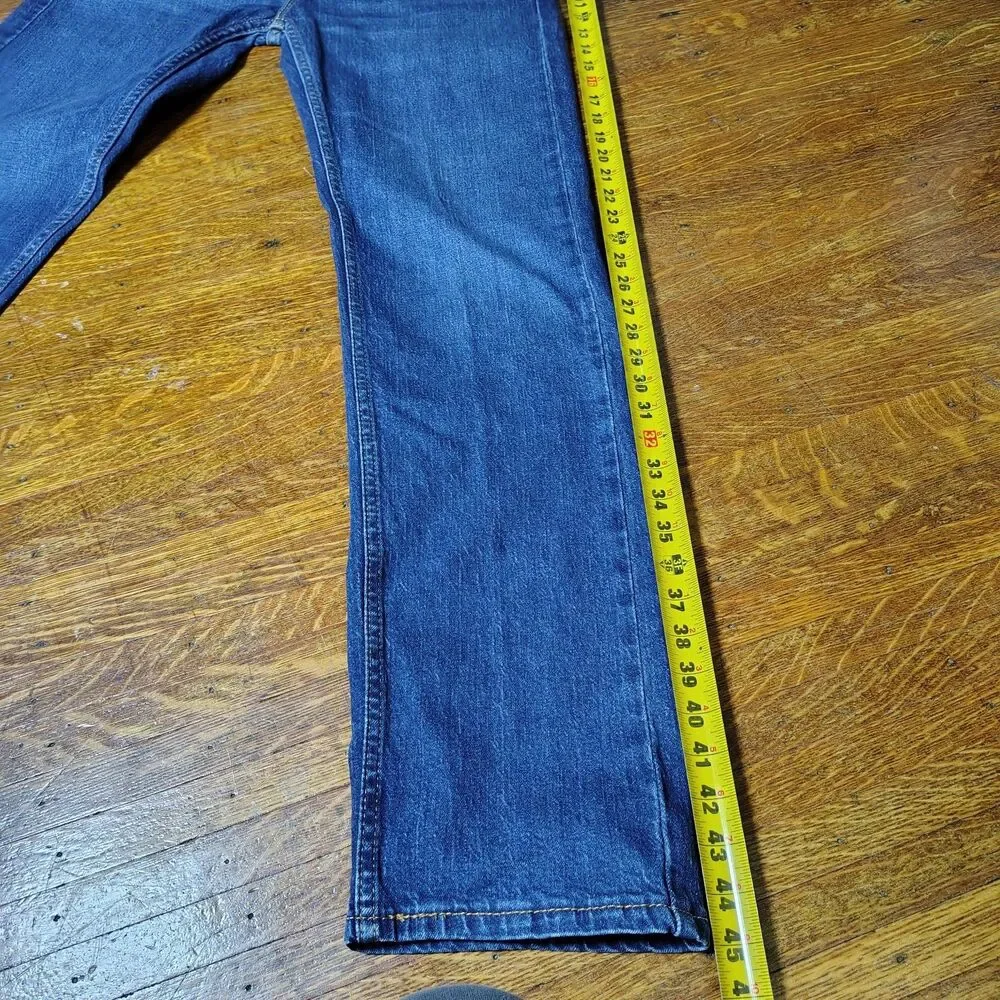 Levi's 505 Dark Blue Men's Jeans Sz 32x34/T733